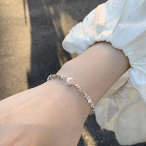 925 Sterling Silver Retro Open Bracelet Handpiece19