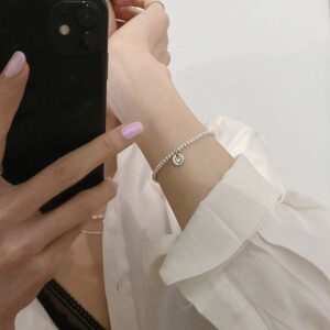 925 Sterling Silver Retro Open Bracelet Handpiece33