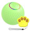 C2 Smart Pet Cat Toy Ball Luminous Yo-Yo Diameter 5.5cm Remote Control Version (Green)
