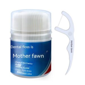 Little Deer Mom Disposable Floss Removal Floss Portable Box Care Floss Stick 50 pieces/box