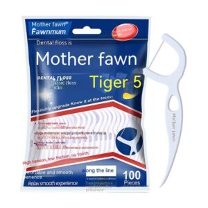Little Deer Mom Disposable Dental Care Floss Stick 100 pieces/bag