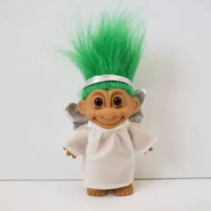 Green Hair Mini PVC Vintage Trolls Doll