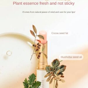 Thousands of warm color-changing lipstick lipstick, moisturizing and nourishing, non-staining, vegetarian white