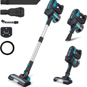 INSE V70 Cordless Vacuum Cleaner: 6-in-1, 45mins Runtime, Lightweight, Rechargeable, Ideal for Pet Hair, Hard Floor, Home, and Car.