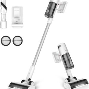 INSE V120 Cordless Vacuum Cleaner: 450W, 30Kpa, LED Screen, 60 Mins Runtime, Powerful for Home, Pet Hair, Carpet, and Hard Floors.