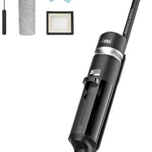 INSE W5 Wet & Dry Vacuum: Lightweight, LED Display, Voice Assistance.