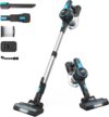 INSE N5T Cordless Vacuum Cleaner, 6-in-1 Rechargeable Stick Vacuum with 2200 m-A-h Battery