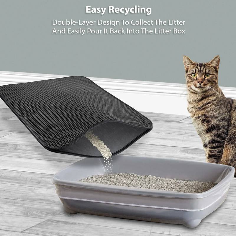 World4Paws™ Waterproof Cat Litter Double Layer Mat