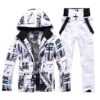 Men’s windproof, waterproof, and warm breathable ski suit