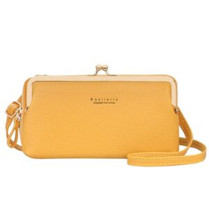 New litchi pattern crossbody bag Fashion horizontal zipper mobile phone bag version of women’s bag