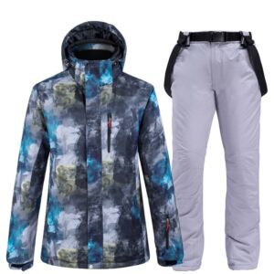 Thick and Warm Men’s Ski Suit for Outdoor Snow Sports