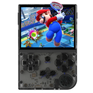 2024 Version ANBERNIC RG35XX+ Gaming Handheld, 64GB TF Card with 5000+ Games, 3.5 Inch IPS Screen, Linux System, 7 Hours of Playtime