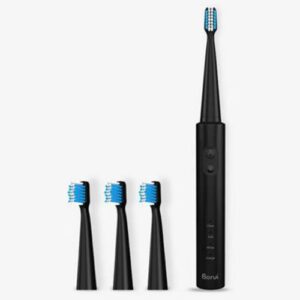 Primus Smart USB Fast Charging Waterproof Sonic Electric Toothbrush (Color: Black Plating)