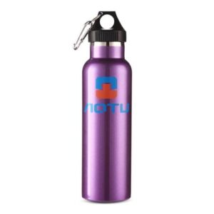 Aotu AT6646 Outdoor Travel Kettle Car Stainless Steel Thermos Bottle (Purple)