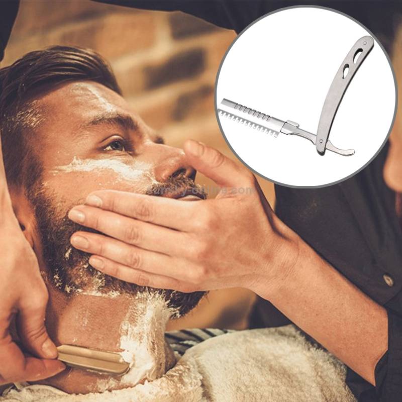 Old style manual shaver holder for shaving, shaving, hair shaving, eyebrow trimming, hair beautification, and hair cutting