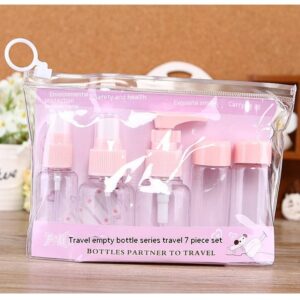 7-piece set of packaging bottles