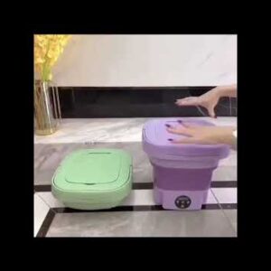 8L Portable Folding Washing Machine: Perfect for Camping, RV, Travel, and Home Use!