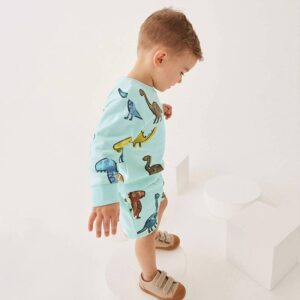 Little maven autumn boy’s sweater suit boy European and American long-sleeved children’s suit cotton shorts suit