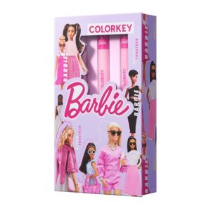 Colorkey Barbie Ice Cream Mini Lip Glaze Gift Set Lip Glaze Student Women Lip Mud Gift S