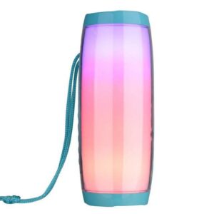 Cross-border e-commerce TG157 wireless bluetooth speaker LED melody colorful light creative gift outdoor waterproof subwoofer
