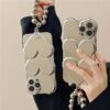 Electroplated heart phone case