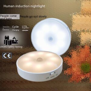 Human Body Induction Night Light Charging Magnetic Induction Night Light Wardrobe Light Cabinet Light Gift Light Cross-border Hot Selling