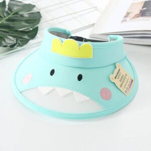 Children’s anti-UV empty top sun hat summer travel boys and girls baby thin section big eaves sun protection sun hat