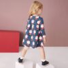 Little maven autumn European and American children’s skirt girls long-sleeved dress cute home cotton children’s skirt