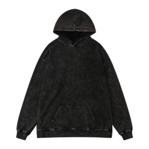 Make old solid color hoodie retro hoodie