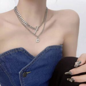 Chain necklace collarbone chain