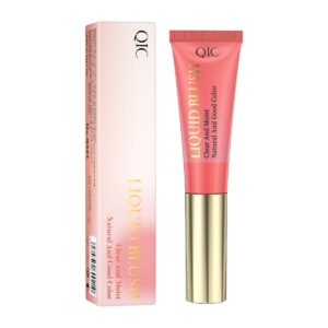 QIC Liquid Blush Natural Dazzling Liquid Blush Long-lasting Matte Silky Smooth Delicate Blush Balm Cross-border makeup