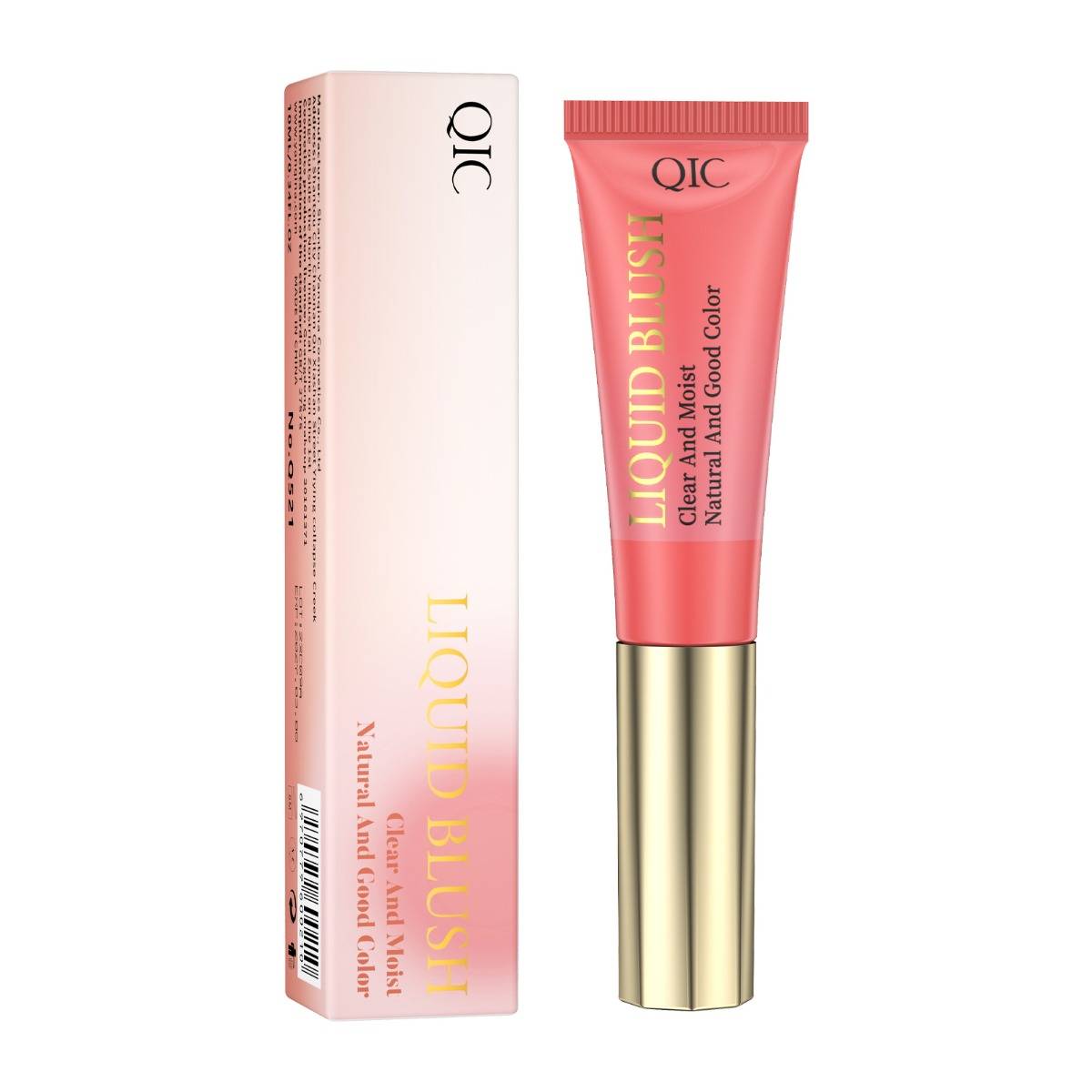 QIC Liquid Blush Natural Dazzling Liquid Blush Long-lasting Matte Silky Smooth Delicate Blush Balm Cross-border makeup