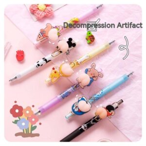 Decompression pinch cartoon animation push-action neutral pen