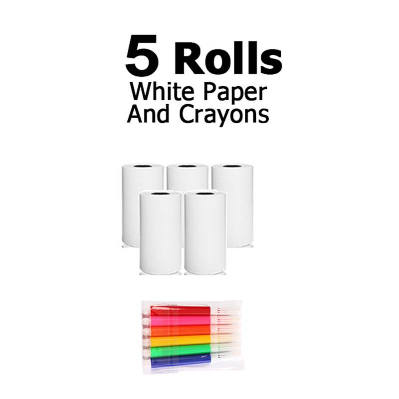 Mini Pocket Thermal Printer Thermal Cashier Paper 57X25