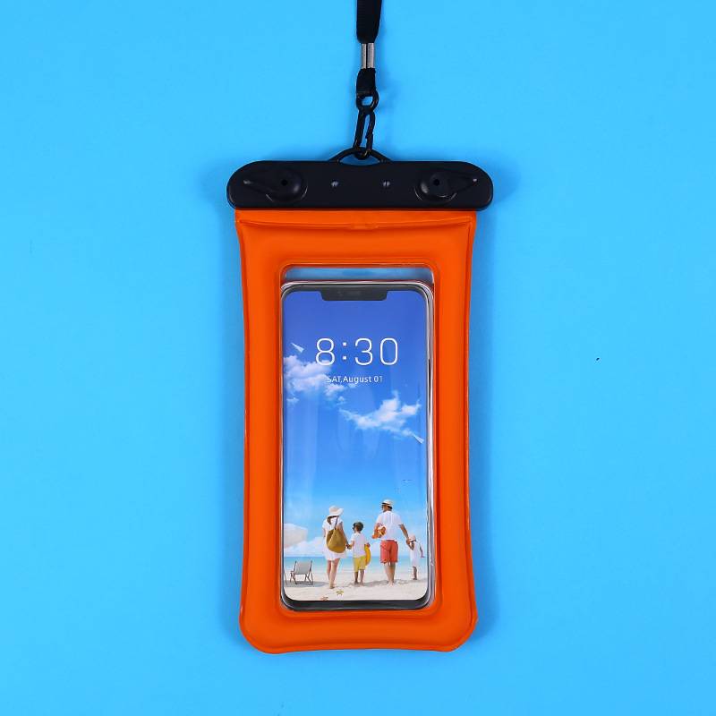 Spot floating air bag mobile phone waterproof bag diving rafting swimming waterproof bag touch screen large mobile phone waterproof bag