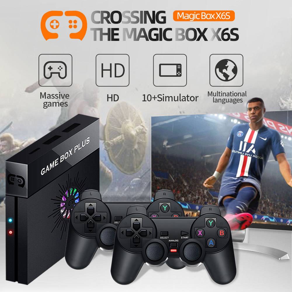 Pandora Crossing Magic Box X6S HD 4K TV game machine arcade joystick wireless console home machine