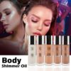 Body shimmer oil Bronzed Body Highlighter Contouring Cross-Border Liquid Highlighter Full Body Brightening