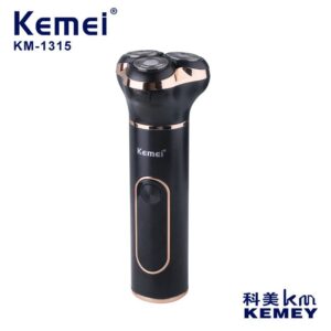 Kemei/KEMEI reciprocating electric razor cross-border new body washing three-head portable razor