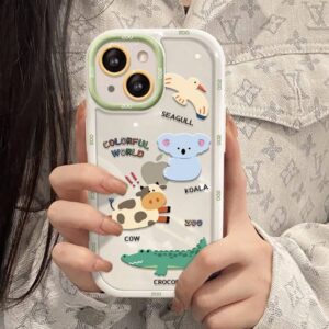 Painted English animal iPhone case drop-proof full package