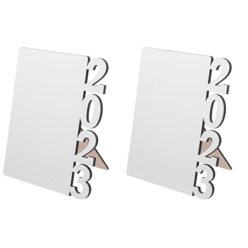 Hot Sale 2023 Blank Photo Frame Party Decoration Wooden Crafts Ornament