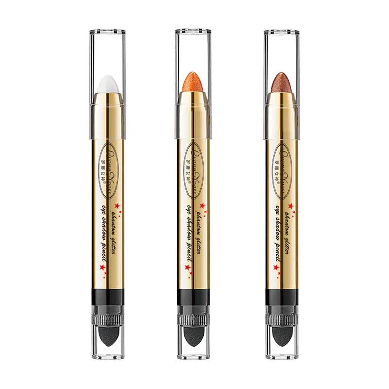 Rhona Goddess Magic Color Shiny Eyeshadow Pen Pearlescent Eyeshadow Pen Pearlescent Contour Fine Shine Brightening Double-ended Eyeshadow Stick One To
