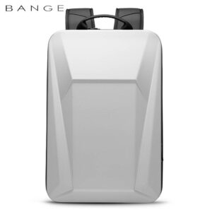 BANGE new business backpack plastic hard shell computer bag men’s shoulder bag waterproof usb case bag