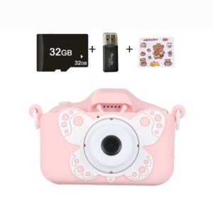 Mini children’s camera, photography, video recording, digital camera, high-definition butterfly