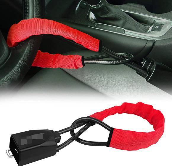 Seat Belt Lock Security Anti-Theft Handbag Locks Auto Car Accessories Universal Seat Belt Socket Fixed Steering Wheel Lock