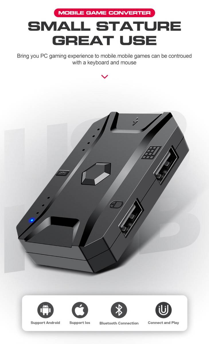 Thunder Wolf TF900 one-handed keyboard throne set mobile phone light-up game chicken mobile game small keyboard spot