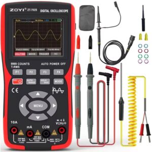 BSIDE ZT702S Digital Multimeter Auto True RMS Tranistor Probe Multimetro Meter 48M/S 10MHZ PC Waveform Data Storage Oscilloscope