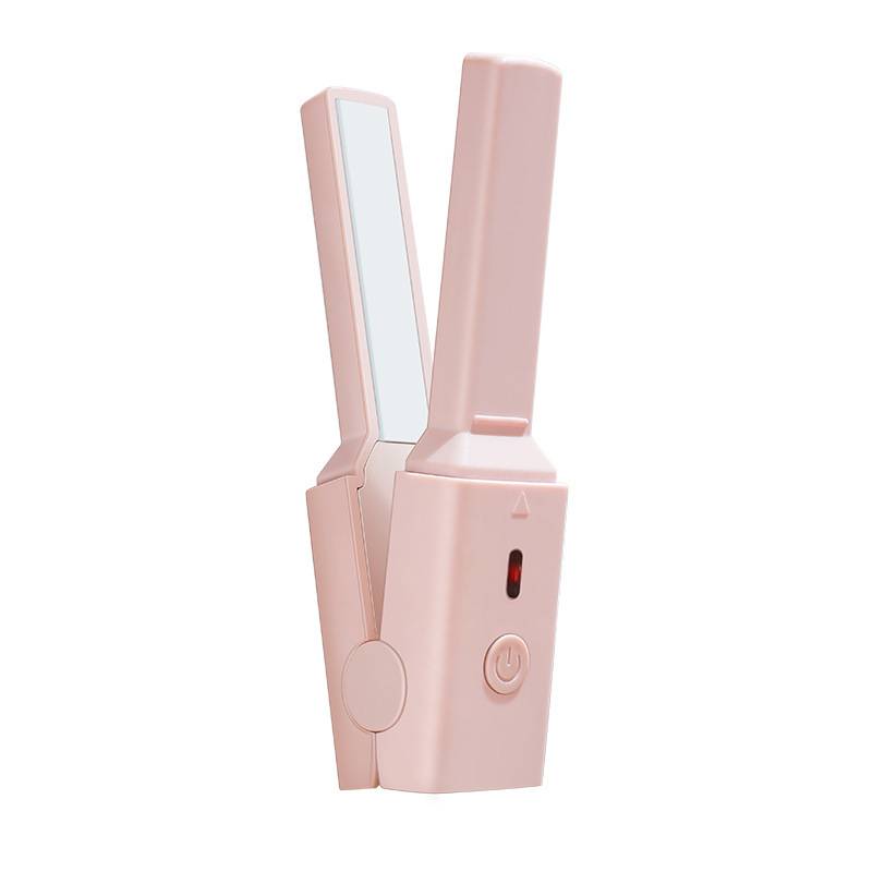 USB plug-in mini hair straightener straight volume dual-use electric curling stick does not hurt the power generation splint dormitory portable bangs