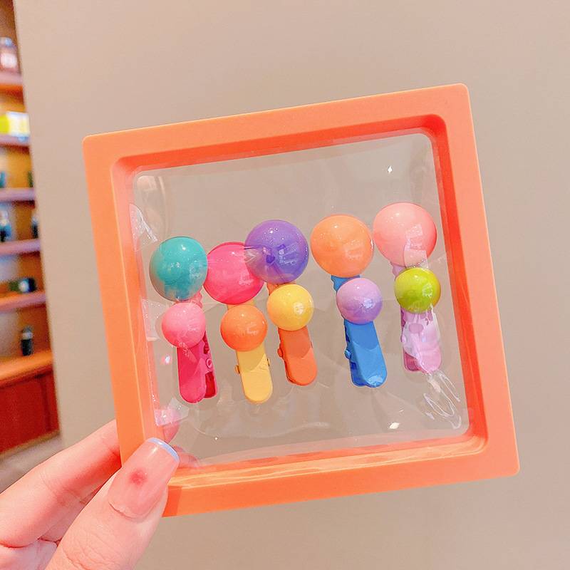 Korean ins dopamine hair clips