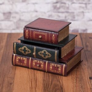 BOUTIBOX European-Style Furnishings Drawer-type Storage Retro Wooden Jewelry Boxes with Custom Logo