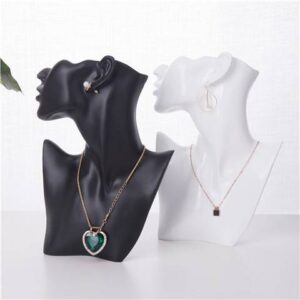 resin necklace bust jewelry display type necklace display bust stand